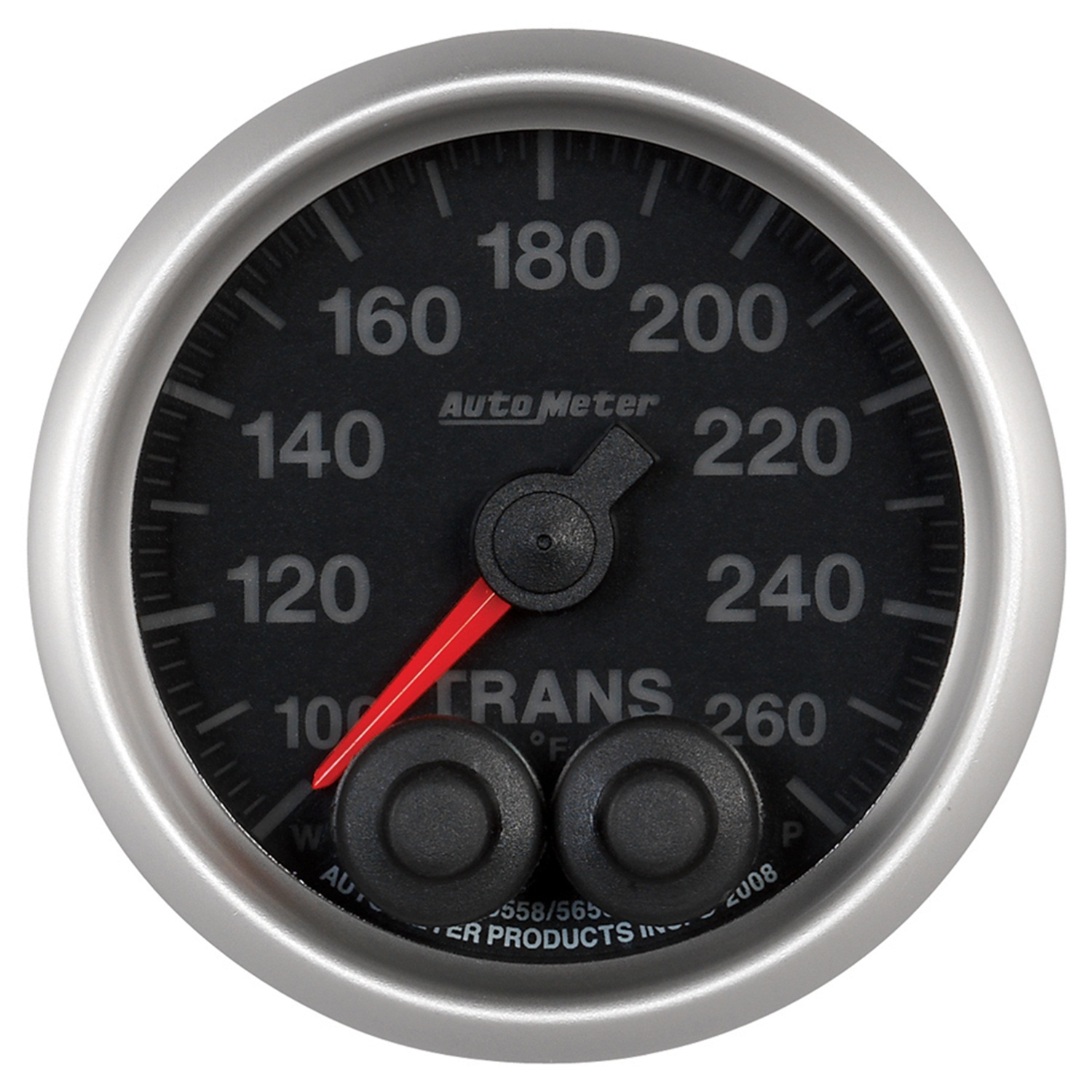 AUTOMETER Transmission Temperature Gauge 2 1/16", 260°f, Stepper Motor W/Peak & Warn, Elite - Image 4