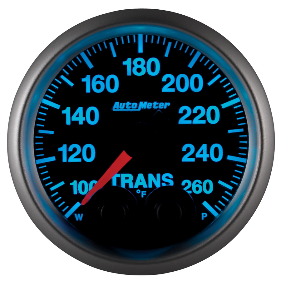 AUTOMETER Transmission Temperature Gauge 2 1/16", 260°f, Stepper Motor W/Peak & Warn, Elite - Image 2