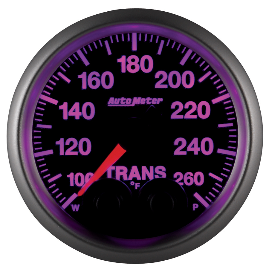 AUTOMETER Transmission Temperature Gauge 2 1/16", 260°f, Stepper Motor W/Peak & Warn, Elite - Image 5