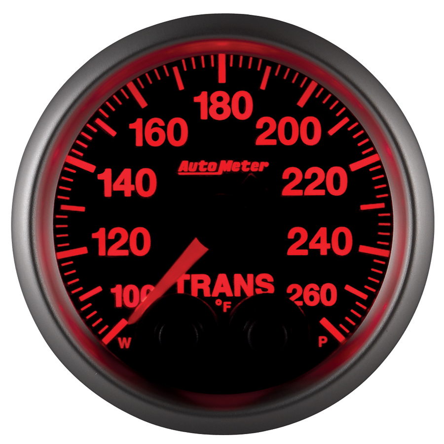 AUTOMETER Transmission Temperature Gauge 2 1/16", 260°f, Stepper Motor W/Peak & Warn, Elite - Image 6