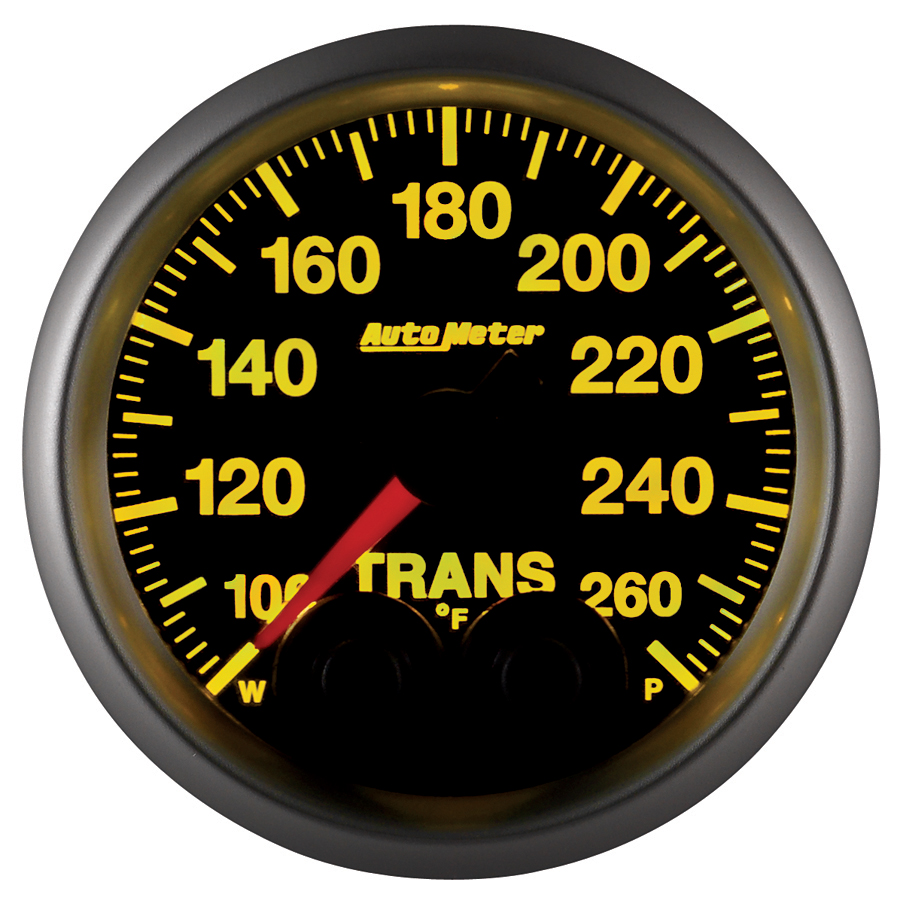 AUTOMETER Transmission Temperature Gauge 2 1/16", 260°f, Stepper Motor W/Peak & Warn, Elite - Image 8