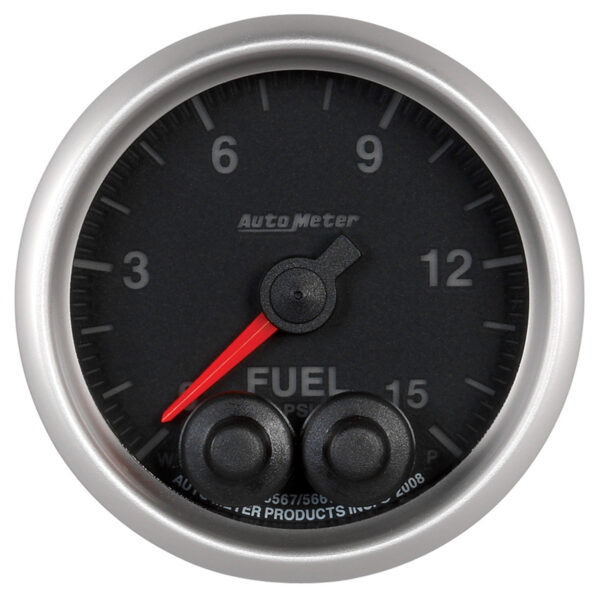 AUTOMETER Gauge, Fuelp, 2 1/16", 15PSI, Stepper Motor W/Peak & Warn, Elite, W/O Sensor - Image 4
