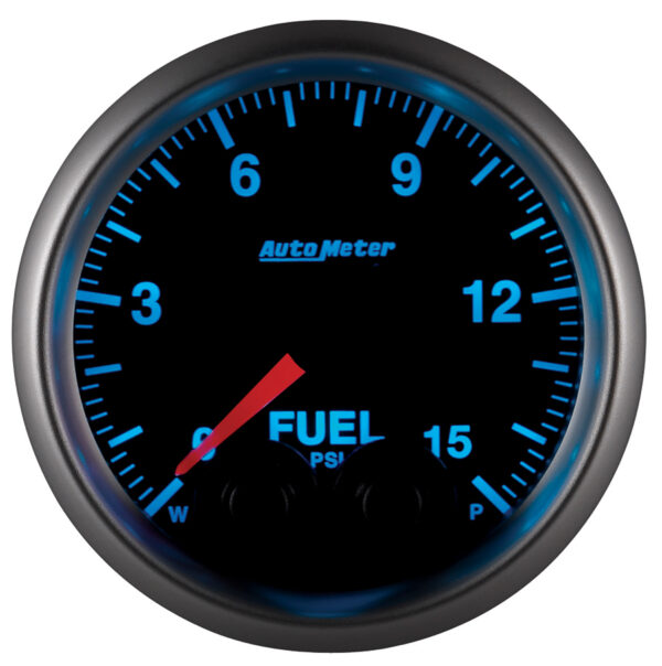 AUTOMETER Gauge, Fuelp, 2 1/16", 15PSI, Stepper Motor W/Peak & Warn, Elite, W/O Sensor - Image 2