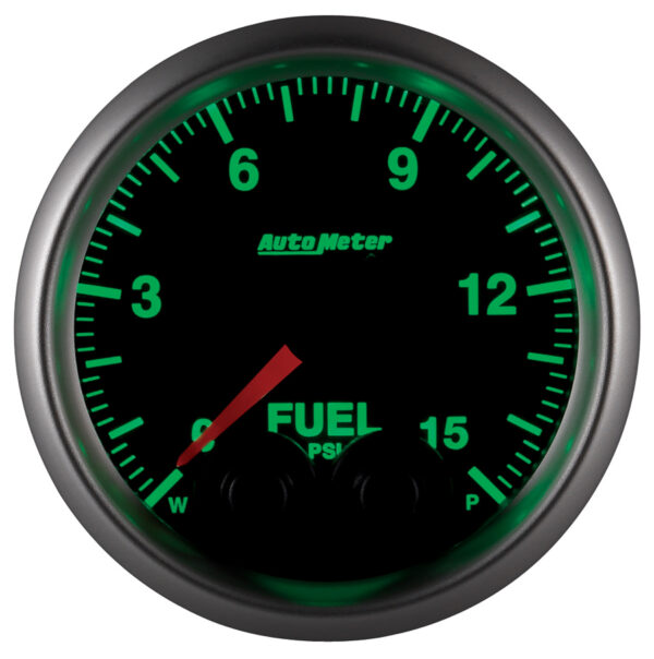 AUTOMETER Gauge, Fuelp, 2 1/16", 15PSI, Stepper Motor W/Peak & Warn, Elite, W/O Sensor - Image 3