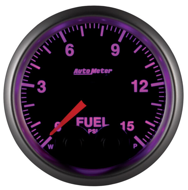 AUTOMETER Gauge, Fuelp, 2 1/16", 15PSI, Stepper Motor W/Peak & Warn, Elite, W/O Sensor - Image 5