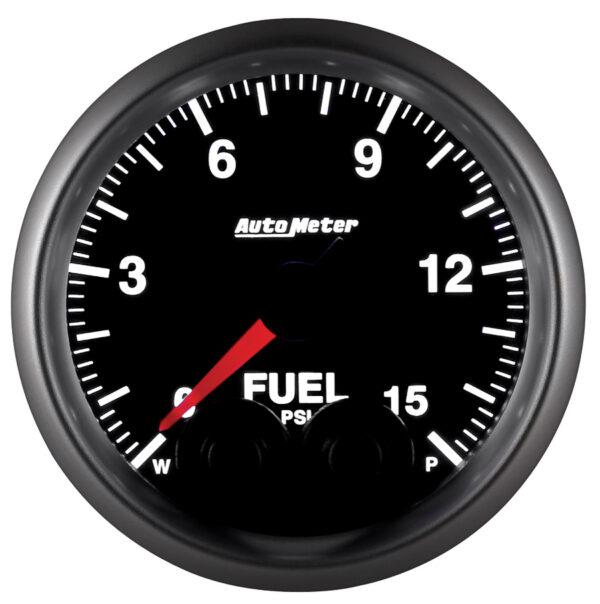 AUTOMETER Gauge, Fuelp, 2 1/16", 15PSI, Stepper Motor W/Peak & Warn, Elite, W/O Sensor - Image 6