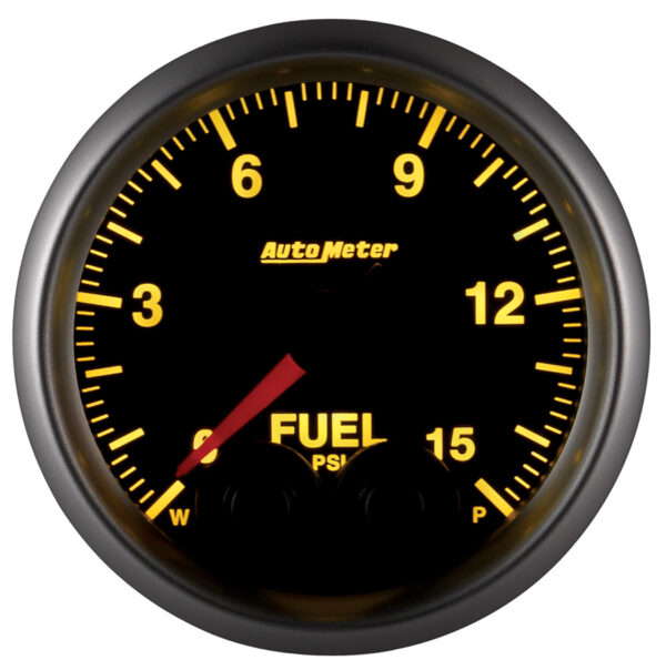 AUTOMETER Gauge, Fuelp, 2 1/16", 15PSI, Stepper Motor W/Peak & Warn, Elite, W/O Sensor - Image 7