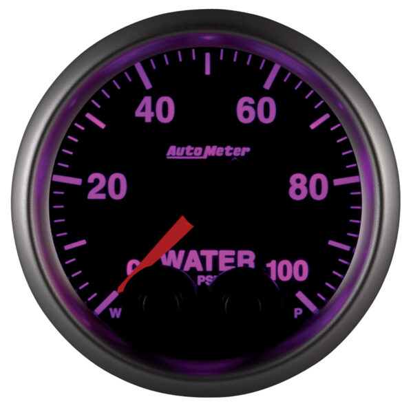 AUTOMETER Water Pressure Gauge 2 1/16", 100PSI, Stepper Motor W/Peak & Warn, Elite - Image 5
