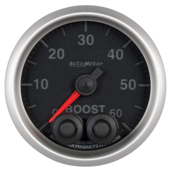 AUTOMETER Boost Gauge 2 1/16", 60PSI, Digital Stepper Motor W/Peak & Warn, Elite - Image 4