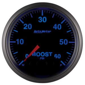 AUTOMETER Boost Gauge 2 1/16", 60PSI, Digital Stepper Motor W/Peak & Warn, Elite