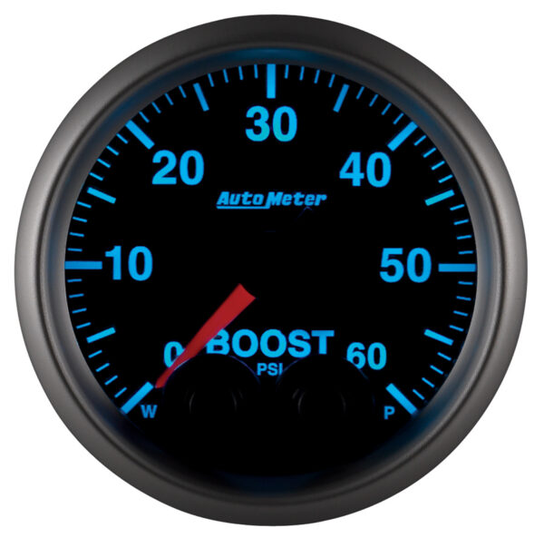 AUTOMETER Boost Gauge 2 1/16", 60PSI, Digital Stepper Motor W/Peak & Warn, Elite - Image 2