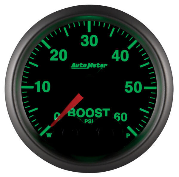 AUTOMETER Boost Gauge 2 1/16", 60PSI, Digital Stepper Motor W/Peak & Warn, Elite - Image 3