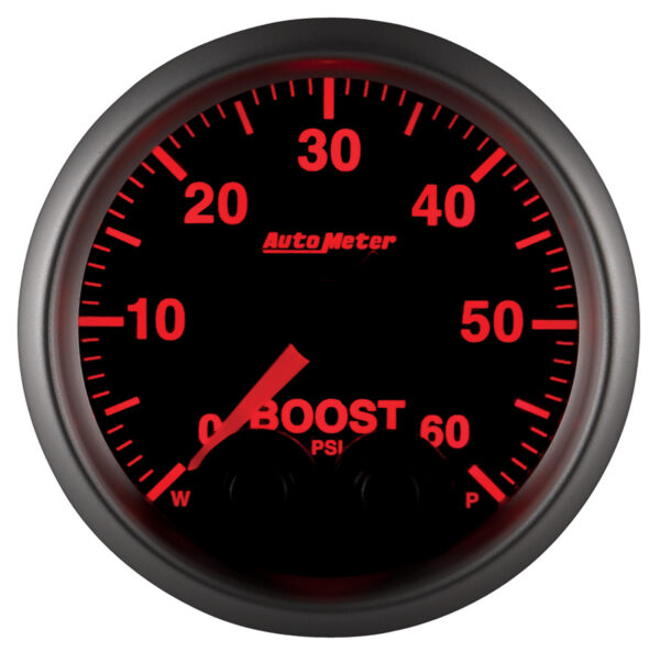 AUTOMETER Boost Gauge 2 1/16", 60PSI, Digital Stepper Motor W/Peak & Warn, Elite - Image 6