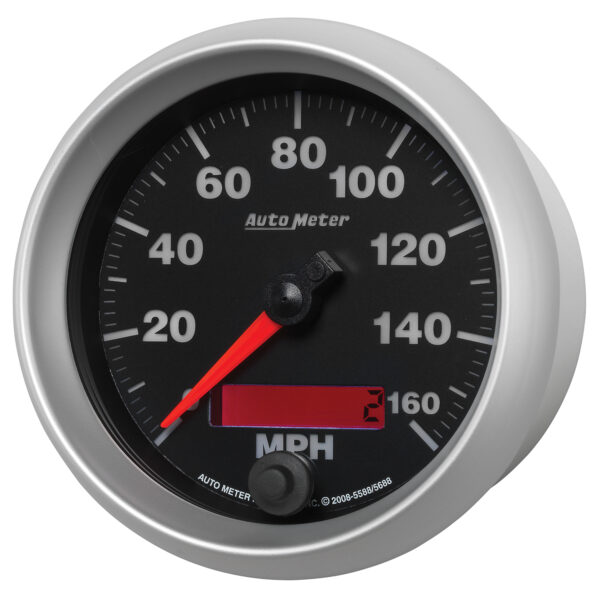 AUTOMETER Speedometer Gauge 3 3/8", 160MPH, Elec. Programmable, Elite - Image 2