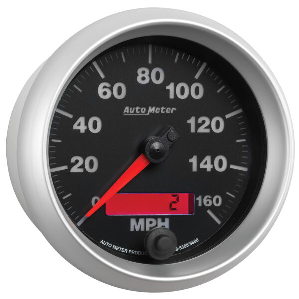 AUTOMETER Speedometer Gauge 3 3/8", 160MPH, Elec. Programmable, Elite - Image 4
