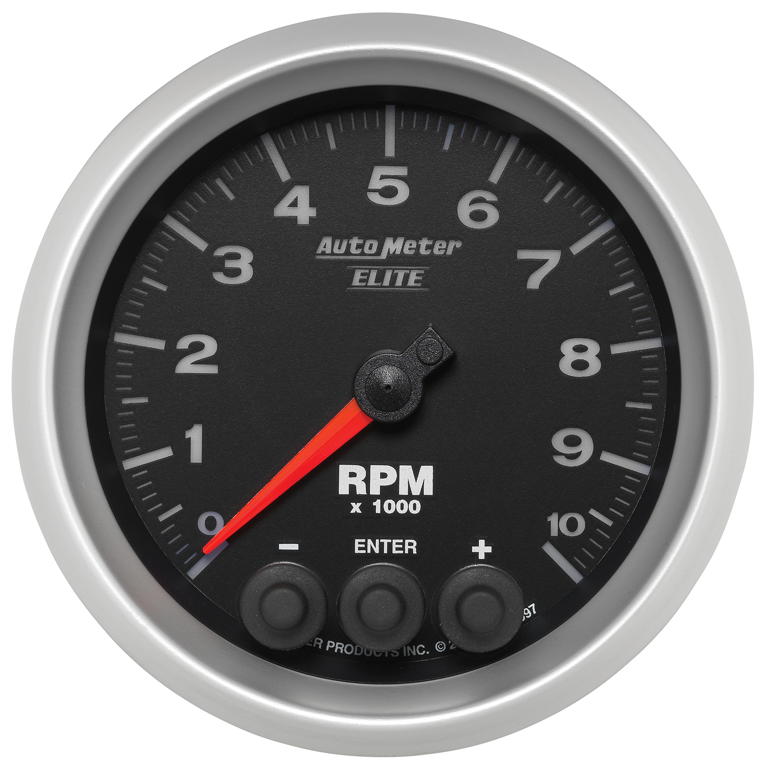 AUTOMETER Tachometer Gauge 3 3/8", 10K RPM, In-Dash W/ Shift Light & Peak Mem, Elite