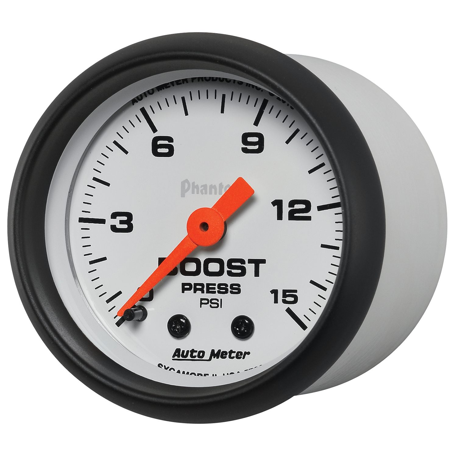 AUTOMETER Boost Gauge 2 1/16", 15PSI, Mechanical, Phantom - Image 2