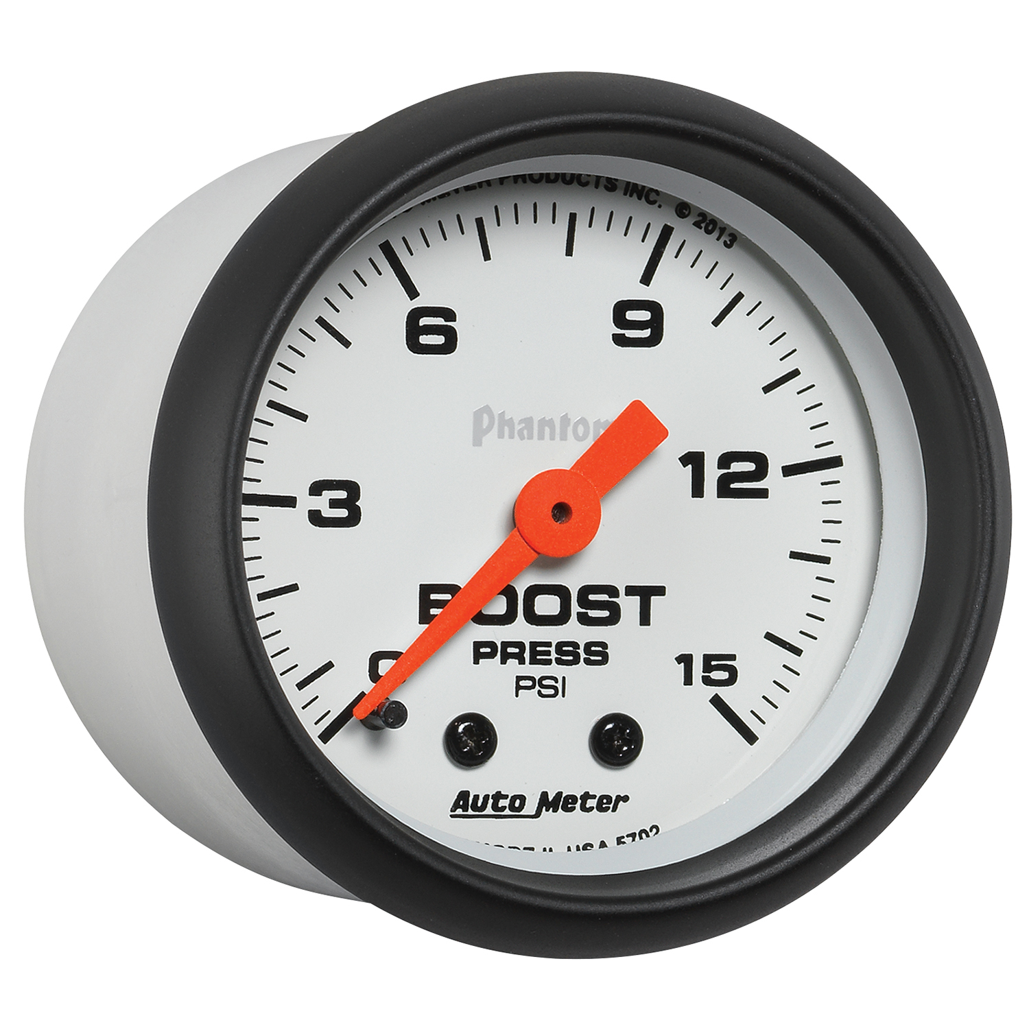 AUTOMETER Boost Gauge 2 1/16", 15PSI, Mechanical, Phantom - Image 3