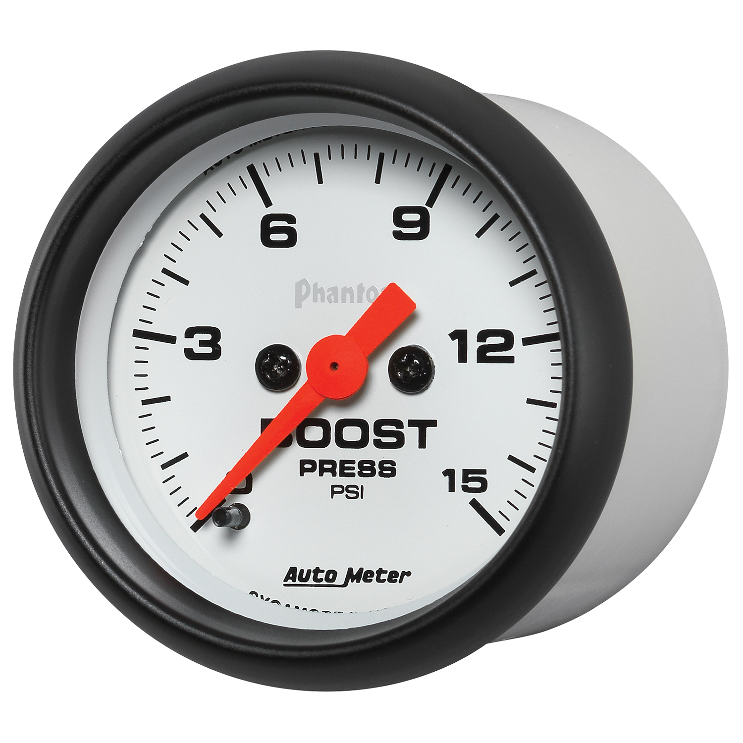 AUTOMETER Boost Gauge 2 1/16", 15PSI, Digital Stepper Motor, Phantom - Image 2