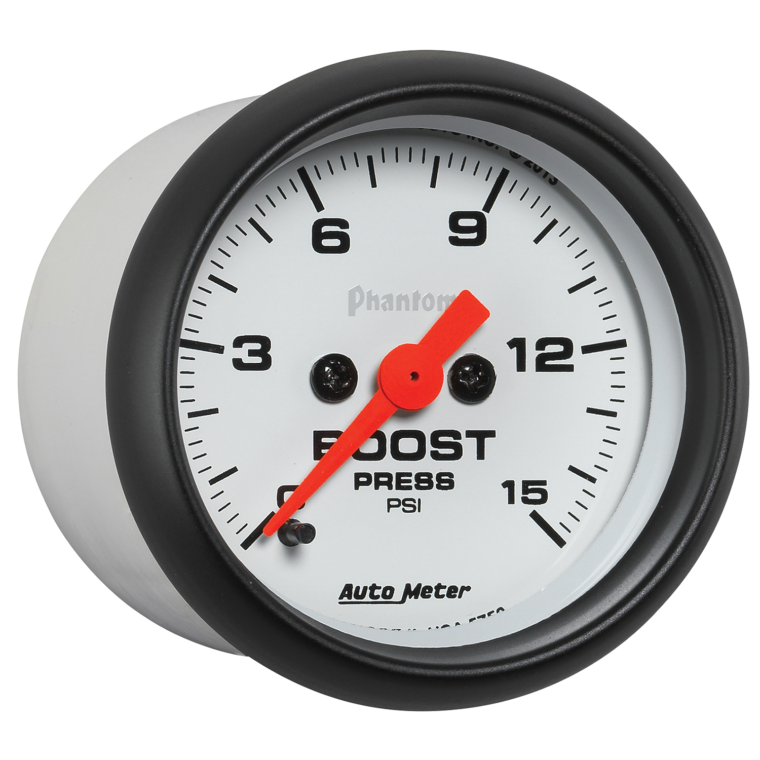 AUTOMETER Boost Gauge 2 1/16", 15PSI, Digital Stepper Motor, Phantom - Image 3