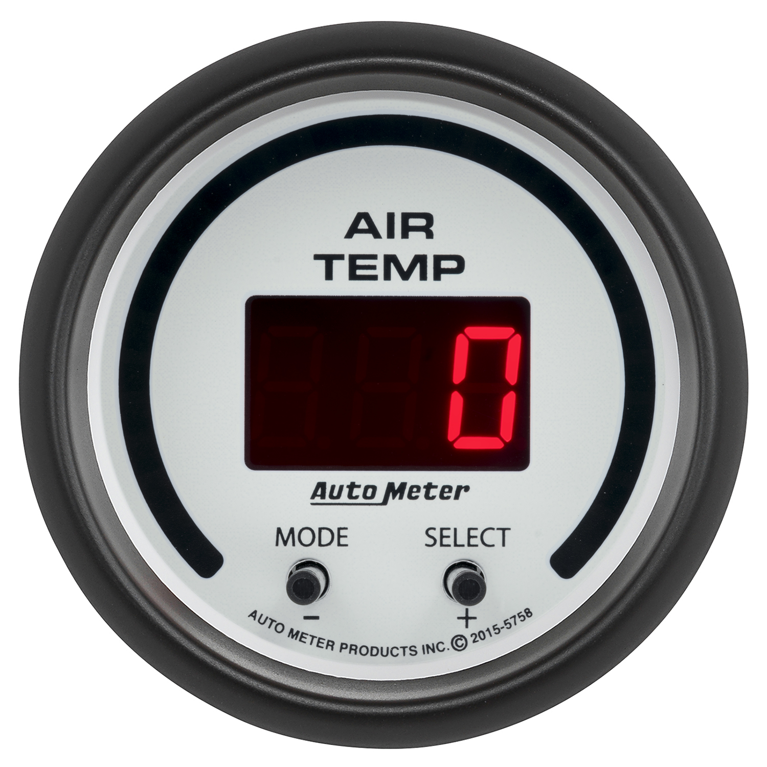 AUTOMETER Gauge, Air Temp, Dual, 2 1/16", 0-300°f, Digital, Phantom - Image 2