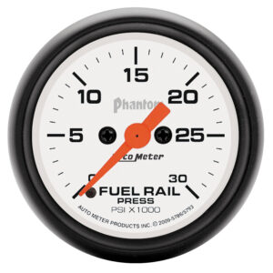 AUTOMETER Rail Pressure Gauge (Ram 5.9L), 2 1/16", 30Kpsi, Digital Stepper Motor, Phantom