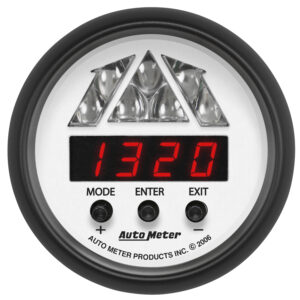 AUTOMETER Tachometer Gauge Digital RPM W/ LED Shift Light, Phantom