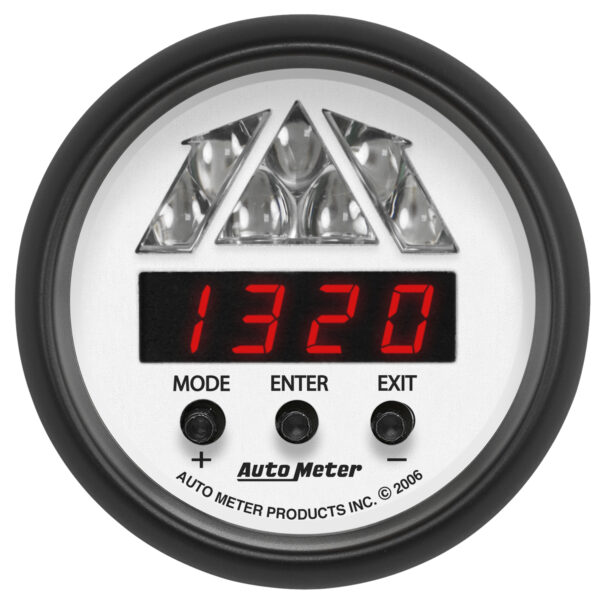 AUTOMETER Tachometer Gauge Digital RPM W/ LED Shift Light, Phantom