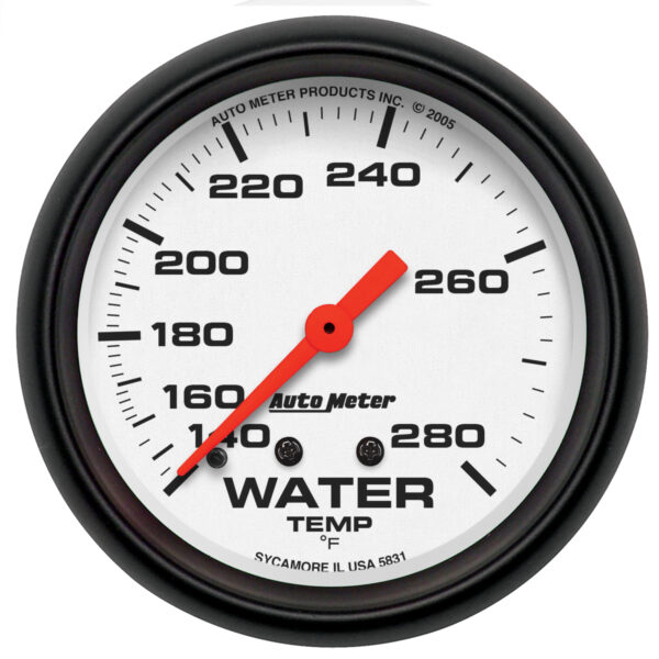 AUTOMETER Water Temperature Gauge 2 5/8", 140-280°f, Mechanical, Phantom