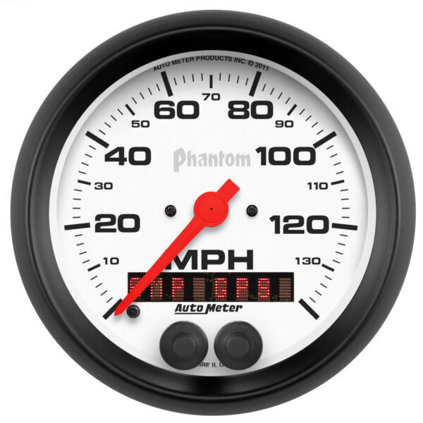 AUTOMETER 3 3/8" GPS Speedometer Gauge, 140MPH, Phantom