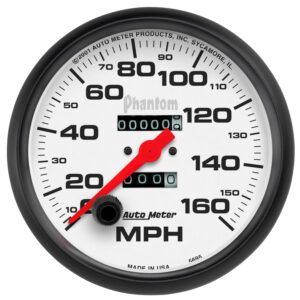 AUTOMETER Speedometer Gauge 5", 160MPH, Mechanical, Phantom
