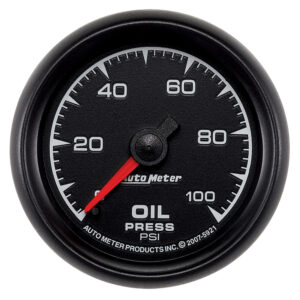 AUTOMETER Oil Pressure Gauge 2 1/16", 100PSI, Mechanical, Es