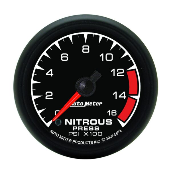 AUTOMETER Nitrous Pressure Gauge 2 1/16", 1600PSI, Digital Stepper Motor, Es