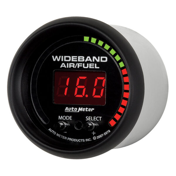 AUTOMETER Pro Air/Fuel Ratio AFR Gauge 2 1/16", 10:1-20:1, Digital W/ Peak & Warn, Es - Image 2