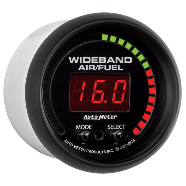 AUTOMETER Pro Air/Fuel Ratio AFR Gauge 2 1/16", 10:1-20:1, Digital W/ Peak & Warn, Es - Image 3
