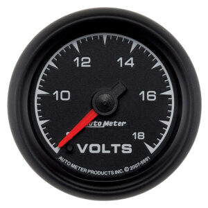 AUTOMETER Voltmeter Gauge 2 1/16", 18V, Digital Stepper Motor, Es