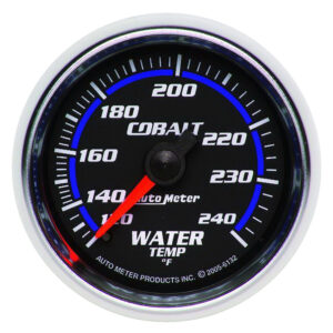 AUTOMETER Water Temperature Gauge 2 1/16", 120-240°f, Mechanical, Cobalt