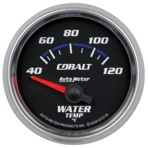 AUTOMETER Water Temperature Gauge 2 1/16", 40-120°c, Electric, Cobalt