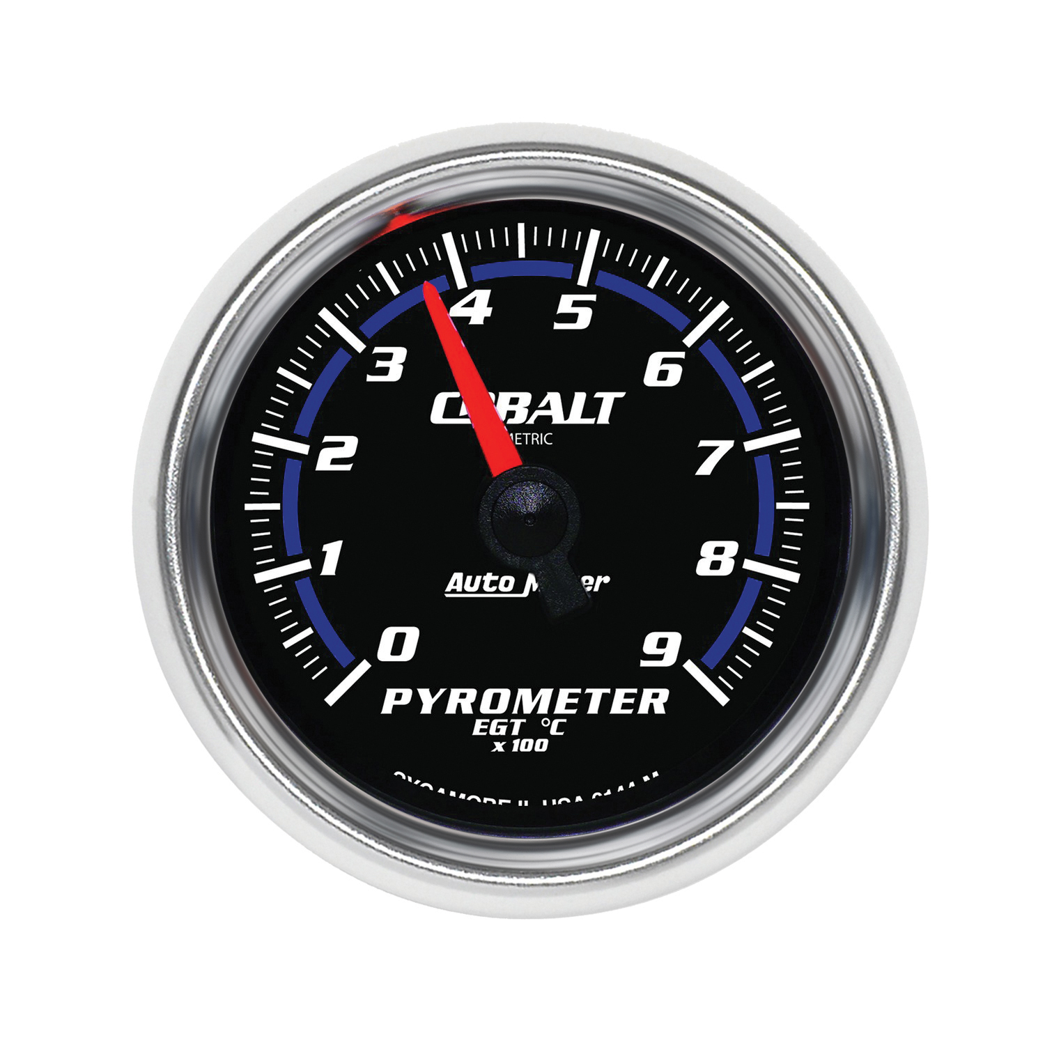 AUTOMETER EGT Pyrometer Gauge 2 1/16", 1600°f, Digital Stepper Motor, Cobalt - Image 2