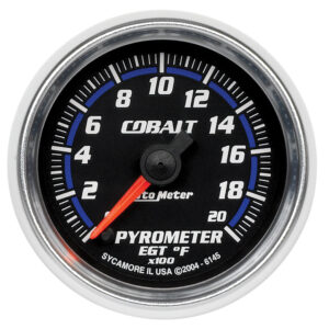 AUTOMETER EGT Pyrometer Gauge 2 1/16", 2000°f, Digital Stepper Motor, Cobalt