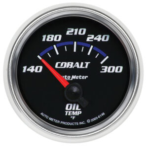 AUTOMETER Oil Temperature Gauge 2 1/16", 140-300°F, Air Core, Cobalt