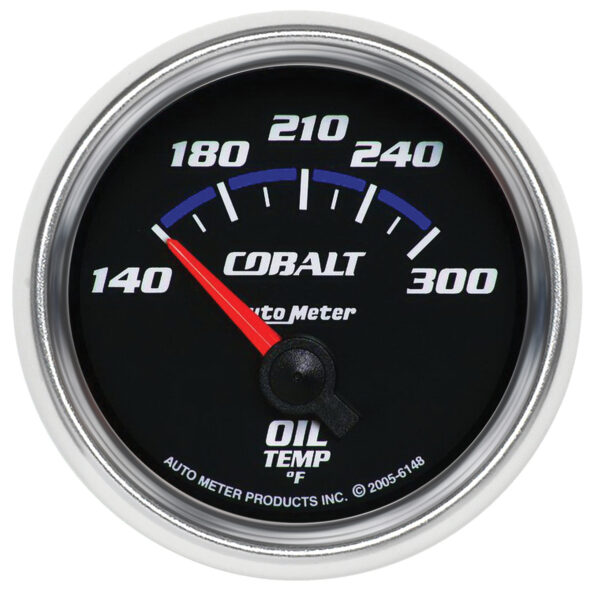 AUTOMETER Oil Temperature Gauge 2 1/16", 140-300°F, Air Core, Cobalt