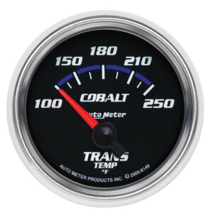 AUTOMETER Transmission Temperature Gauge 2 1/16", 100-250°f, Electric, Cobalt