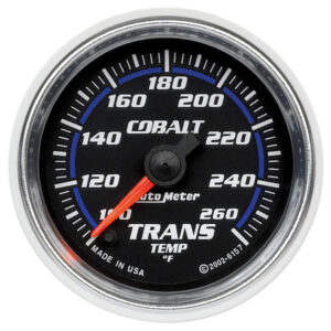 AUTOMETER Transmission Temperature Gauge 2 1/16", 100-260°f, Digital Stepper Motor, Cobalt