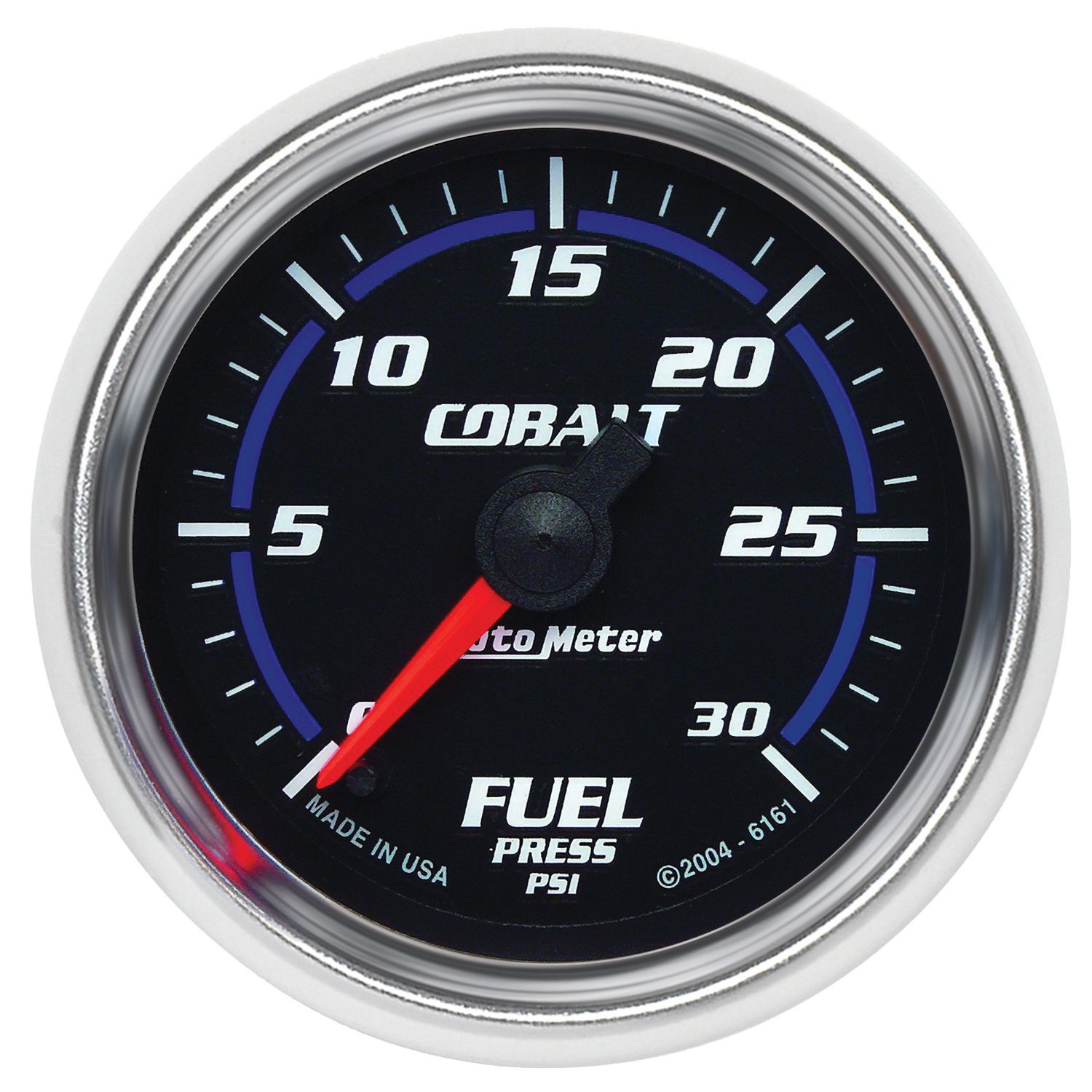 AUTOMETER Fuel Pressure Gauge 2 1/16", 30PSI, Digital Stepper Motor, Cobalt