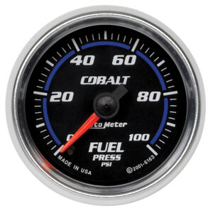AUTOMETER Fuel Pressure Gauge 2 1/16", 100PSI, Digital Stepper Motor, Cobalt