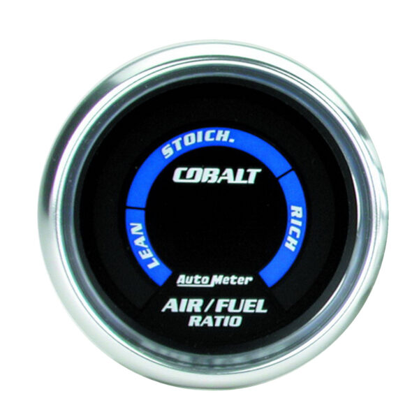 AUTOMETER Narrowband Air/Fuel Ratio AFR Gauge 2 1/16", Lean-Rich, LED Array, Cobalt