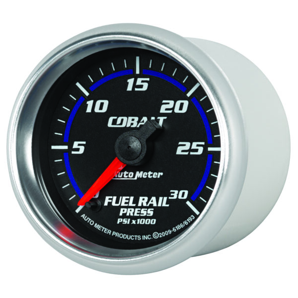 AUTOMETER Rail Pressure Gauge (Ram 5.9L), 2 1/16", 30Kpsi, Digital Stepper Motor, Cobalt - Image 3