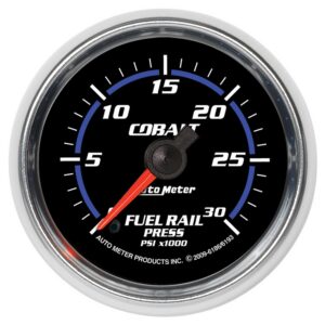 AUTOMETER Rail Pressure Gauge (Ram 6.7L), 2 1/16", 30Kpsi, Digital Stepper Motor, Cobalt