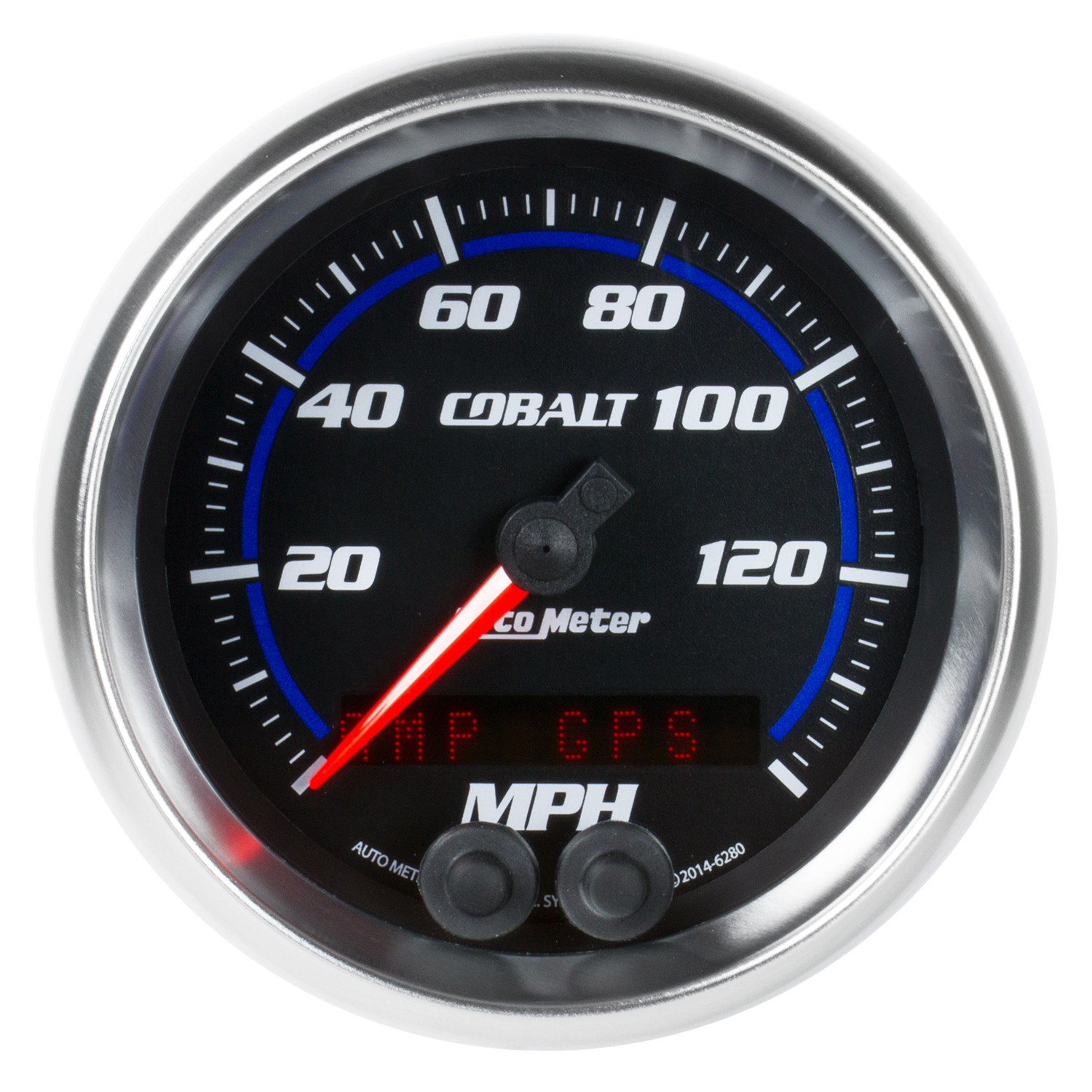 AUTOMETER Speedometer Gauge 3 3/8", 140MPH, GPS, Cobalt